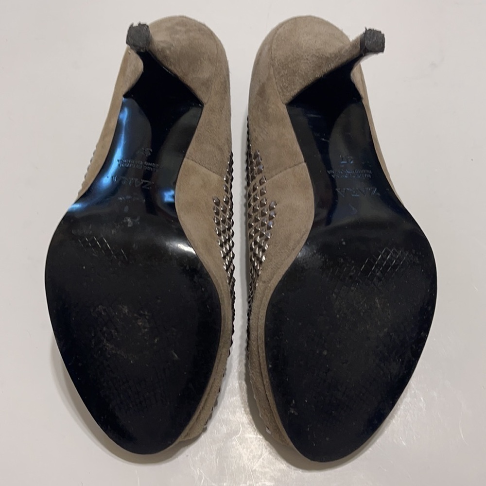 Zara Rhinestone Woman Heels - Picture 5 of 11